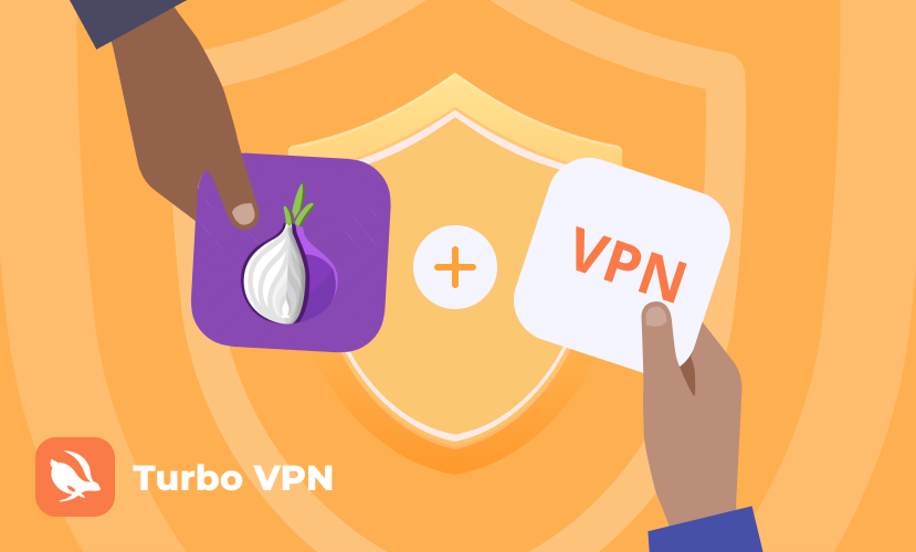 use Tor browser with Turbo VPN
