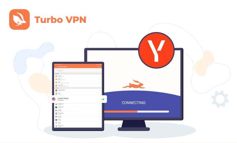Use VPN to unblock Yandex to get recourses 