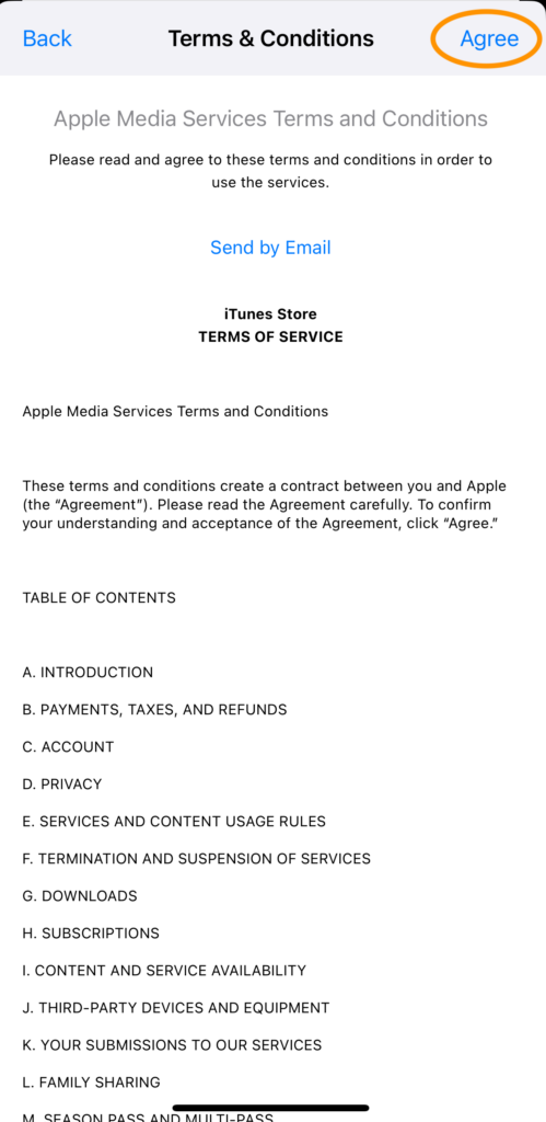 terms and conditions