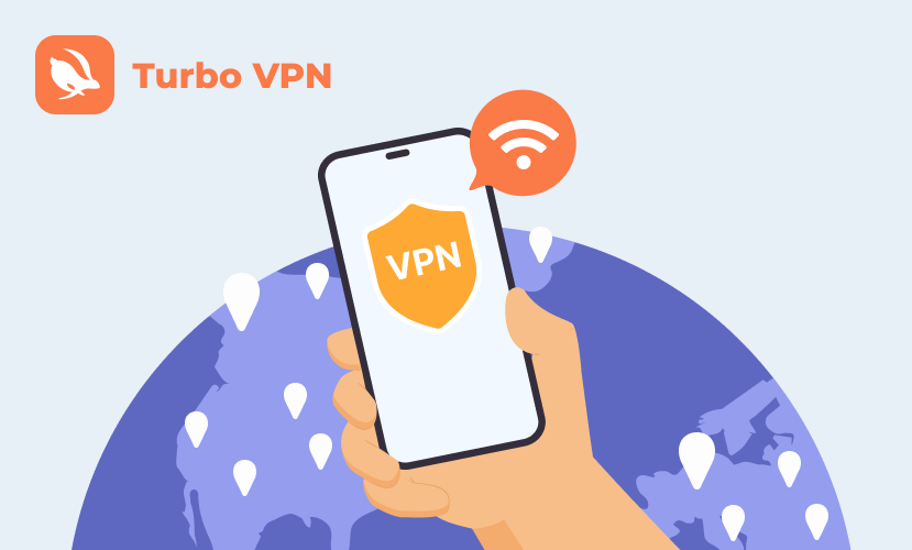 Illustration of a VPN's Global Reach